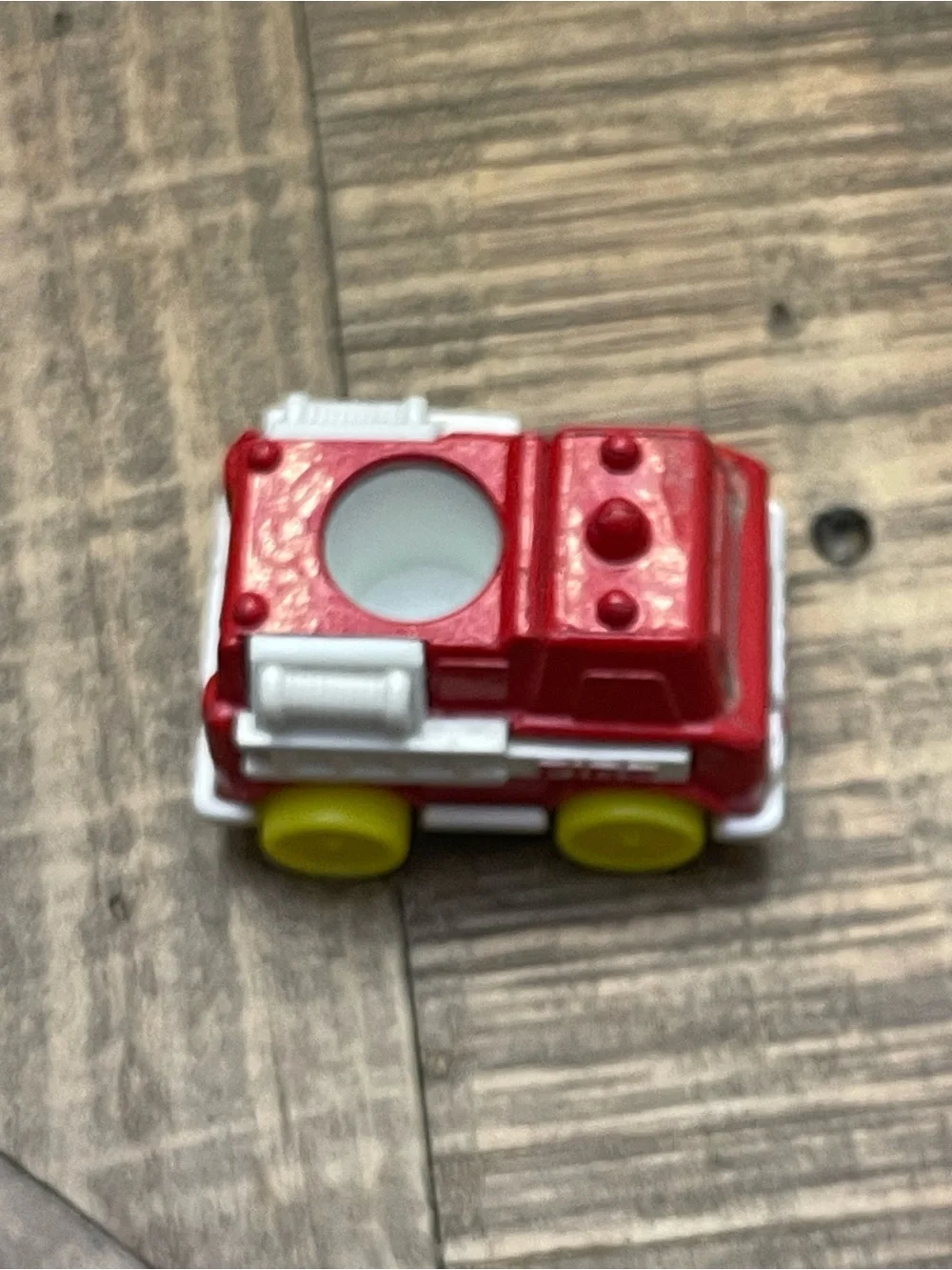 Vintage 1980s Arco Disney Diecast Fire Truck – Vehicle Only